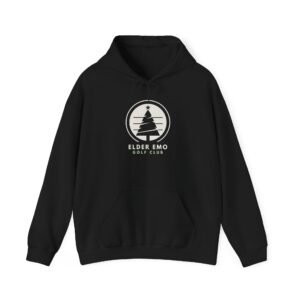 Elder Emo Golf Club Hoodie — Retro Tree Logo Pullover